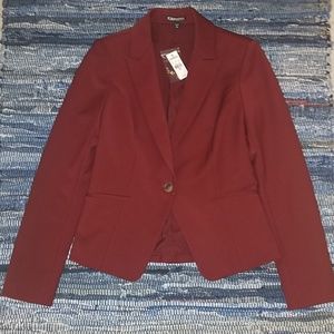 NWT Express Red Work Breasted Blazer